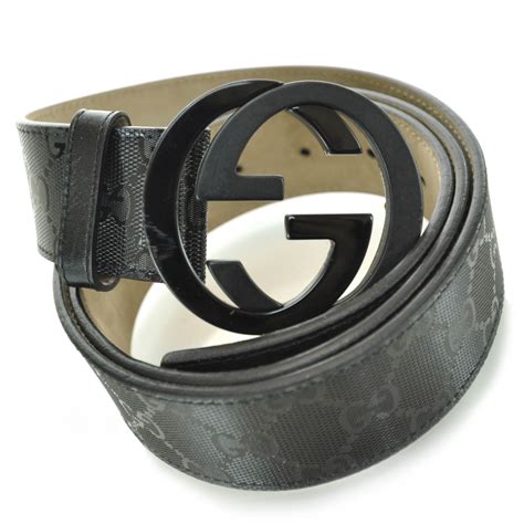 gucci supreme collab belt|black Gucci imprime belt.